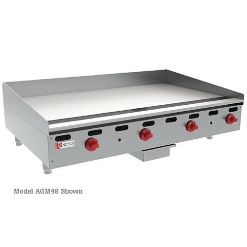 Buy Wolf AGM72 72 Heavy Duty Gas Griddle - Manual Control at Kirby